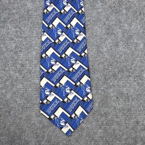 Duke Blue Devils Tie Silk Necktie‎ Mens One Size Blue NCAA Basketball Eagle
